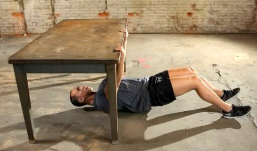 Allenamento Funzionale Trazioni Tavolo 2